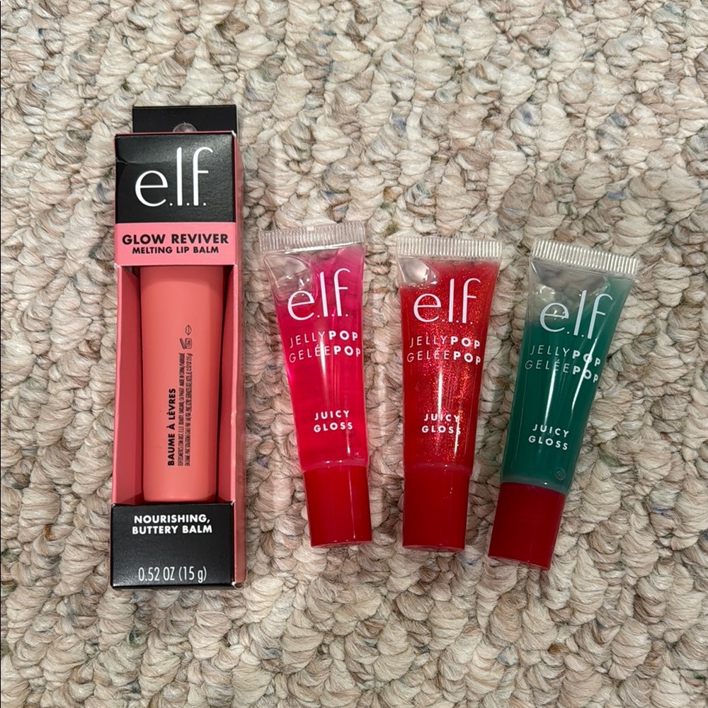 ELF Cosmetics Melting Lip Balm and Lip Gloss Bundle